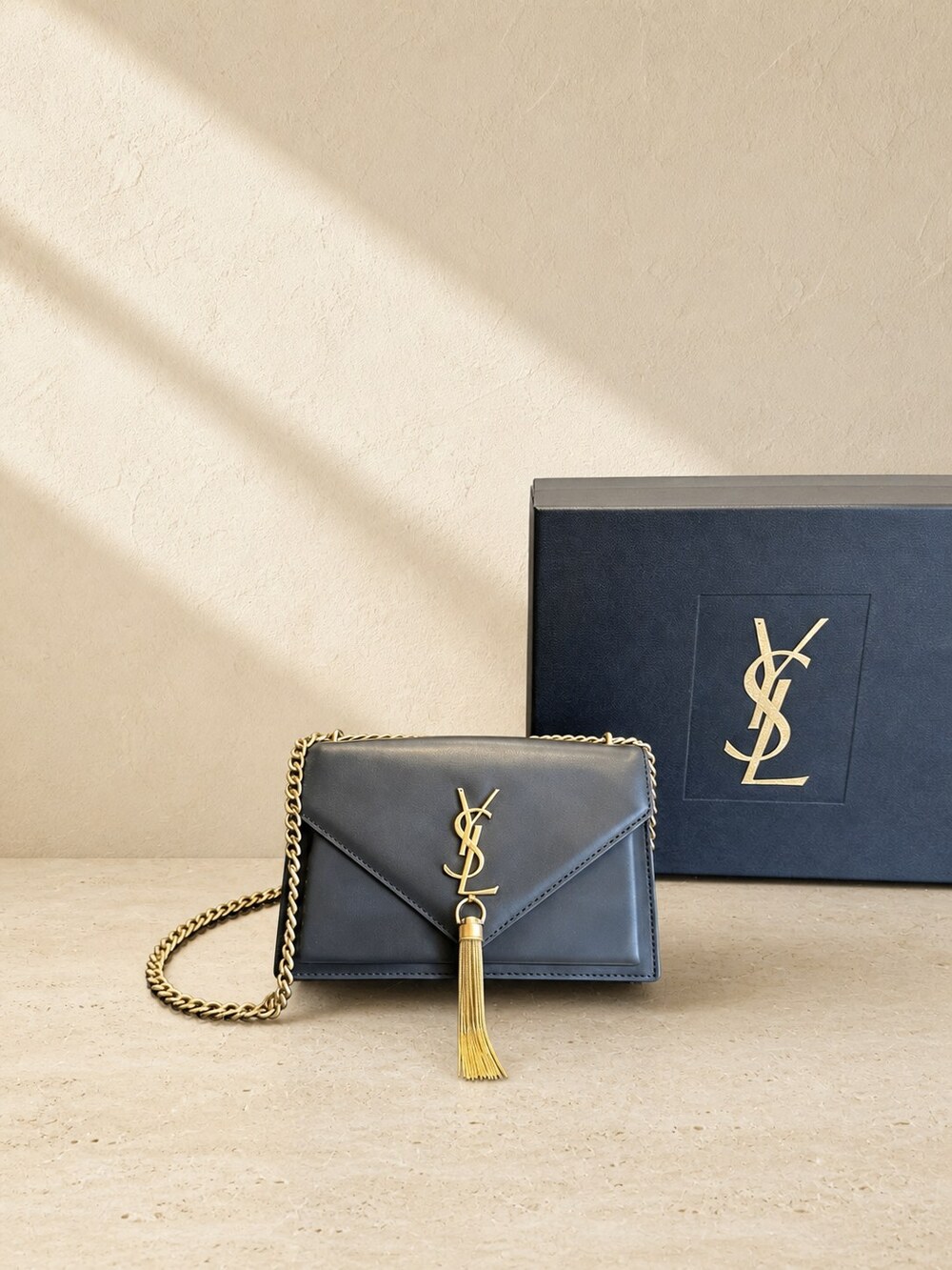 Yves Saint Laurent Tassel Chain Shoulder Carry Bag | Kate Small
